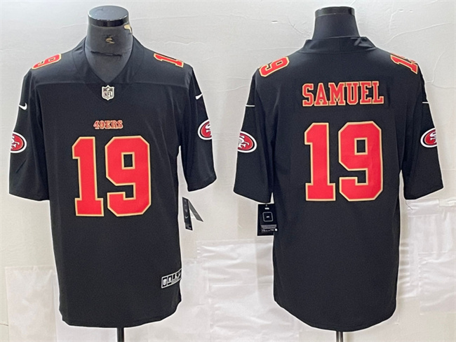 Men's San Francisco 49ers #19 Deebo Samuel Black Vapor Untouchable Limited Stitched Jersey